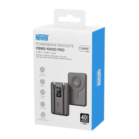 Newell MS-10000 Pro - power bank, 10000mAh, MagSafe, 2x USB-C, szary_Zawartość zestawu_4